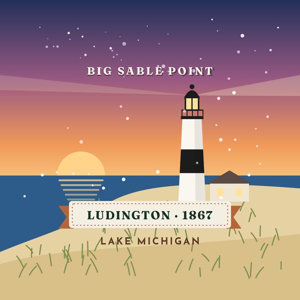 Big Sable Point Light ornament